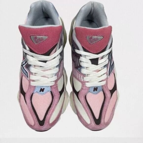 New Balance NWOT Men's 9060 Sea Salt Cherry Blossom U9060TRU Sneakers Size 8.5 - Picture 3 of 10